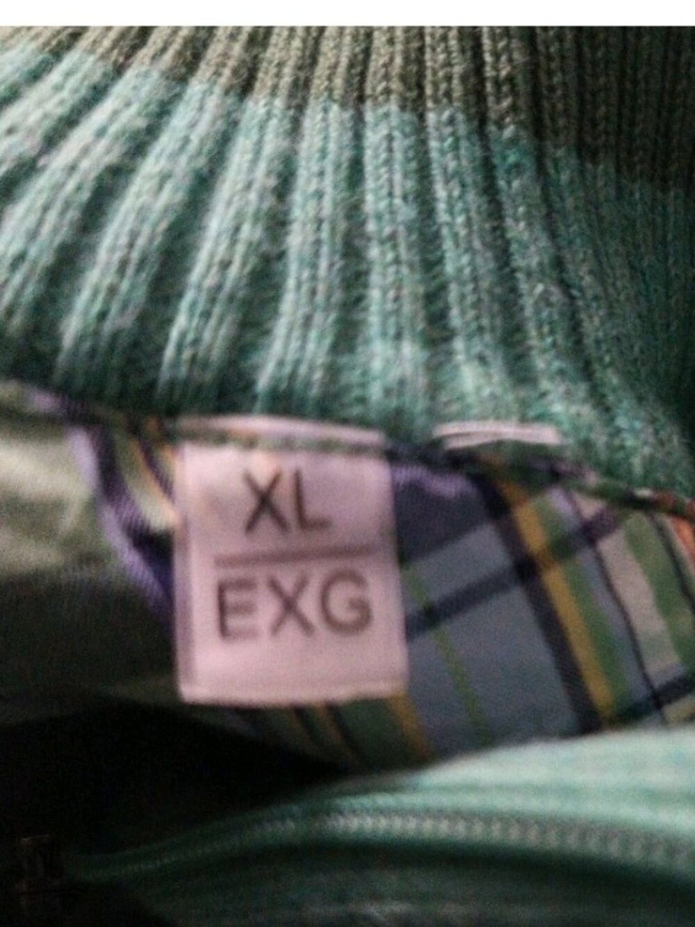 Alex Cannon Sweater Quarter Zip Men Size XL Lemon Green 100% Cotton - Picture 14 of 14